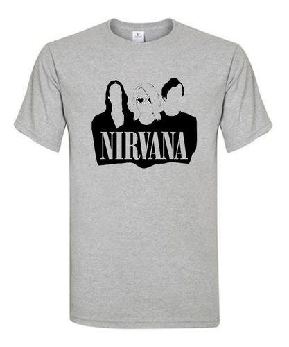 Polera Estampada Personalizada Banda Rock Nirvana