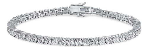 Joyería Nupcial Tradicional 10 Ct Aaa Cz Pulsera De Tenis Co