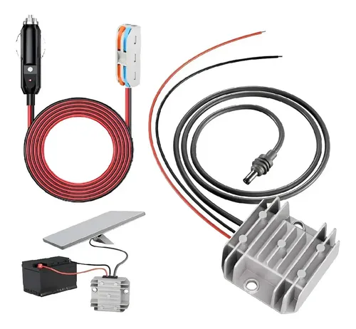Conversor De Energia Starlink Mini Carro 12-24v P/ 30v 3,5a Cabo