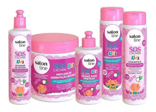 Kit Sos Cachos Kids 300ml - Salon Line