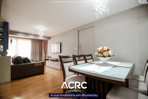 Imagem 8 de 21 de Acrc Imóveis - Apartamento Semimobiliado Com 02 Suítes E Aquecimento A Gás Para Venda No Bairro Fortaleza - Ap04308 - 69343144