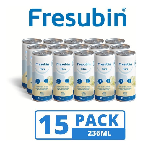 Fresubin Estandar, 15 Latas De 236ml C/u Envio Gratis