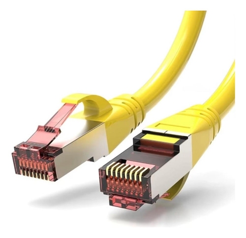 Cables De Datos, Mxeyp-004, 4pzas, 3m, Amarillo, 1gbps, Cat6
