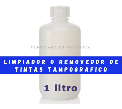 Limpiador O Removedor De Tinta Para Tampografía 1 Litro