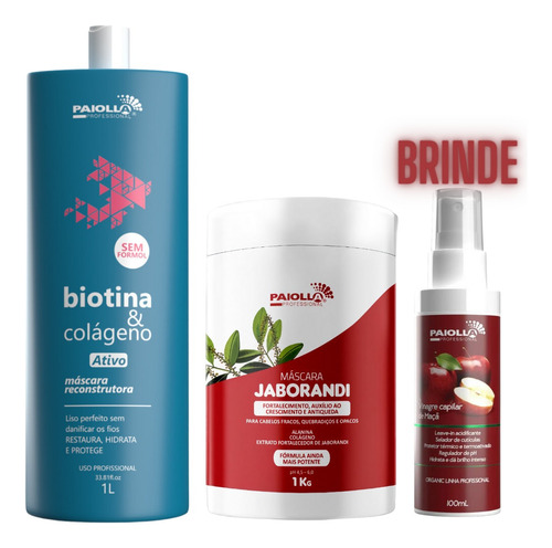 Biotina Paiolla Realinhamento Termico + Mascara Reconstrução