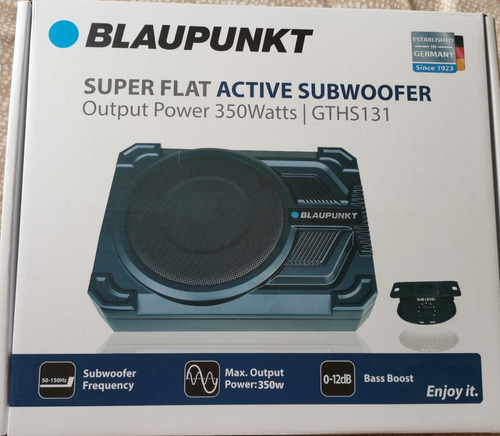 Subwoofer Amplificado Blaupunkt Gths131 350watts 10 