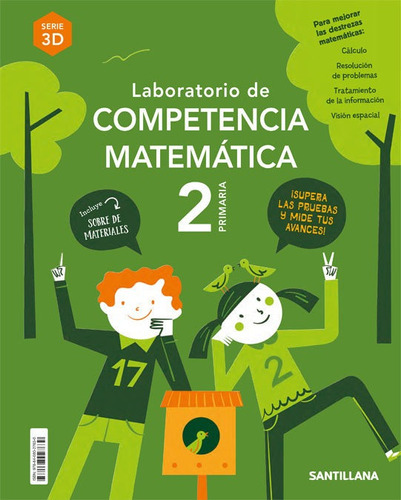 Laboratorio De Competencia Matematica 3d 2 Primaria, De Varios Autores. Editorial Santillana Educación, S.l. En Español