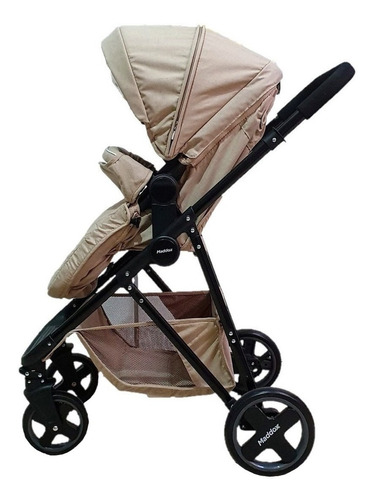 Carriola de paseo Infanti Maddox beige con chasis color negro