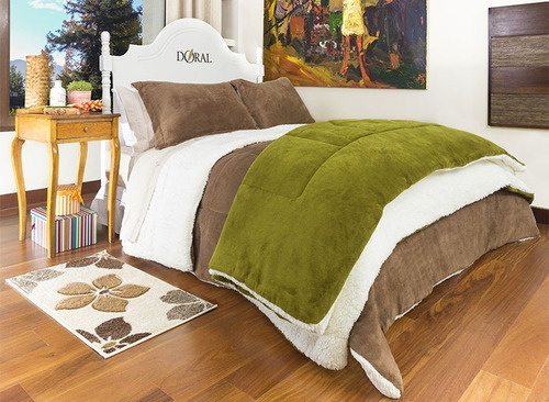 Sherpa King Doral Hiper Térmico Color Beige