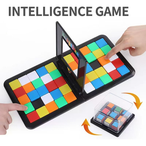 Juguete Antiestrés Cubo De Rubik De 6 Colores Para Dos Cube