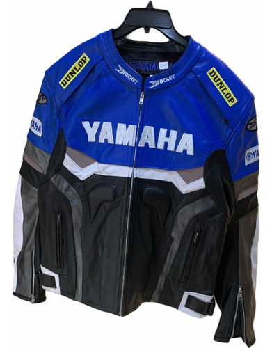 Chamarra Yamaha Piel Original Cuero