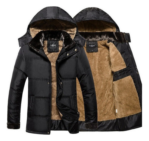 Chaqueta Polar Con Capucha Para La Nieve De Invierno Hombre