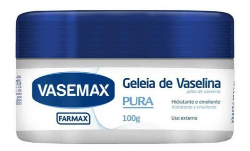 Hidrat. Geleia De Vaselina Vasemax 100g Farmax