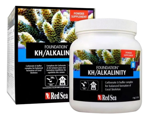 Red Sea Reef Foundation B 1kg Suplemento De Kh/alkalinidade