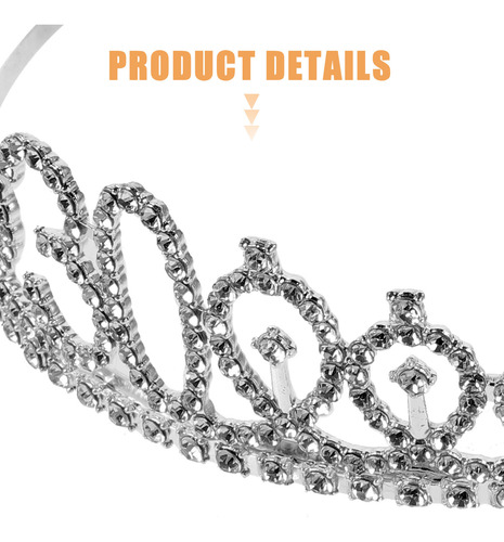 Diadema De Cumpleaños Con Diamantes De Imitación De Cristal