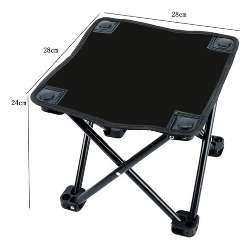 Taburete Plegable Para Acampar, Silla De Pesca Ligera Para
