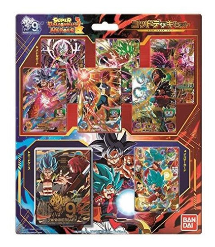 Super Dragon Ball Heroes God Deck Set Tarjetas Del Noveno An