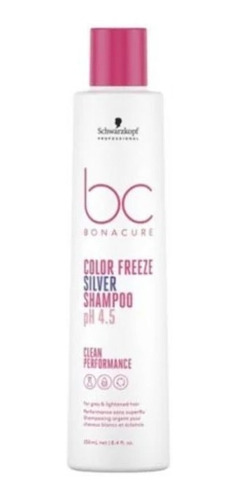 Bc Bonacure Schwarzkopf Color Freeze Silver Shampoo 250ml