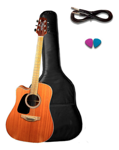 Violão Eletroacustico Takamine Gd11mce Canhoto Kit Lx Corr