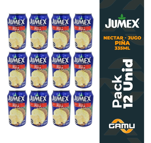 Jugos Jumex - 335ml - 12 Latas - Elige Tu Sabor