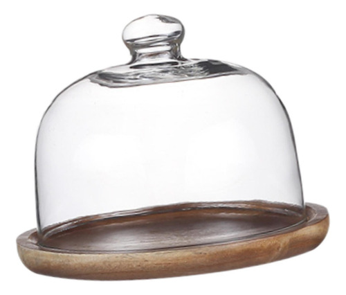 Soporte De Madera Para Tartas Con Cúpula, Soporte Para