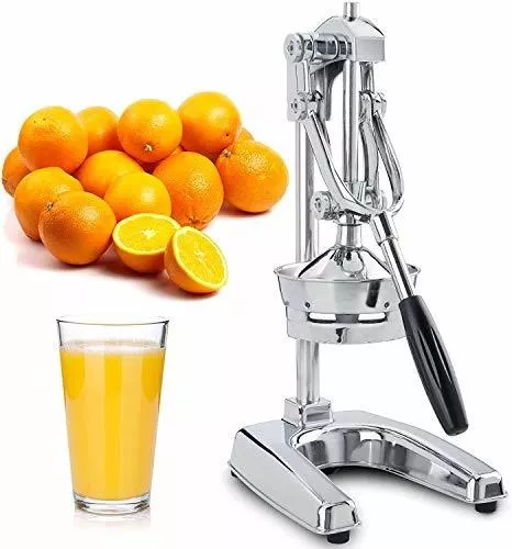 Exprimidor manual de frutas, prensa manual de acero inoxidable duradero,  exprimidor de naranja, jugo de limón, fruta, cítricos, palanca, extractor