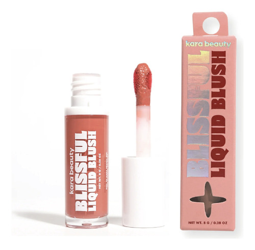 Rubor Labial Liquido Hidratante Blissful Kara Beauty® Tono Del Maquillaje Honey Bloom