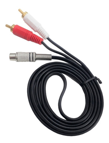 Cable Y Jack Hembra Rca - Dos Plug Rca 1,2 M