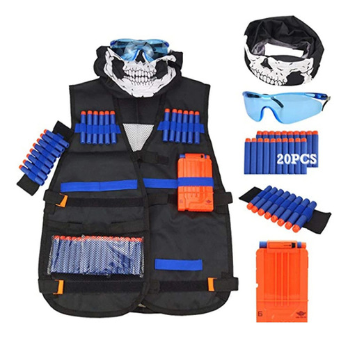 Kit De Colete Tático Infantil Conjunto De Suporte Para Jogos