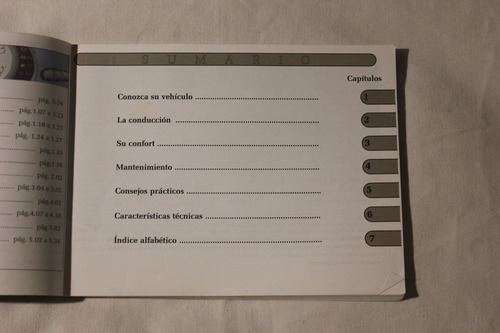 Renault Clio 2002 Manual De Instrucciones (Usado)