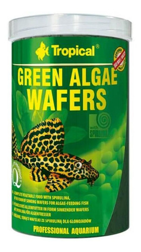 Tropical Green Algae Wafers - Ração Cascudos De Raça 45g