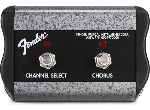Fender Pedal De 2 Botonescanal/coro De Encendido/apagado Con