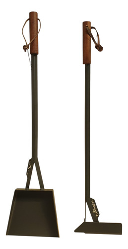 Kit Atizador/ Pala 69cm Parrilla Tromen Premium Mango Madera