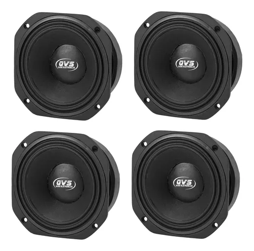 comprar 4 Falante Qvs 6 Polegadas 250rms Medio Grave Medio Qvs