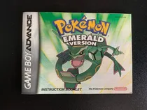 Comprar Pokemon Emerald Game Boy Advance Manual