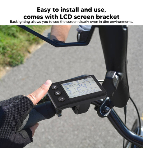 Bicicleta De Montaña Con Pantalla Lcd De Conversión De Scoot