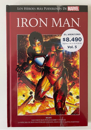 Iron Man Marvel Tapa Dura - Salvat