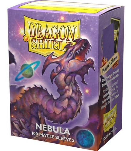 Dragon Shield 100 Fundas Matte Standard Nebula Pokemon 