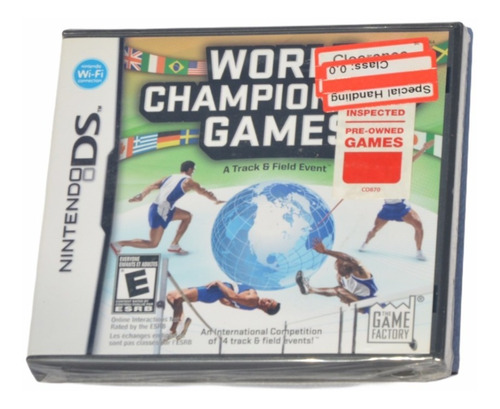 World Champions Games Videojuego Nintendo Ds En Caja Usado 
