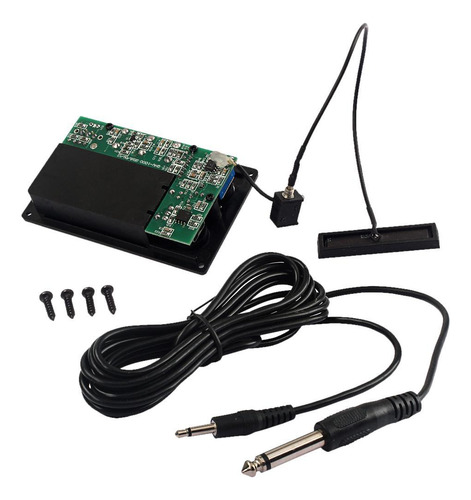 Silent Electronic Violin Eq Piezo Pickup Con Cable