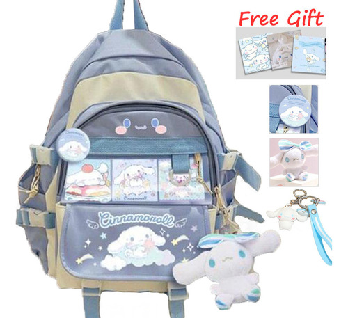 Mochila Escolar De Dibujos Animados Cinnamoroll For Niña