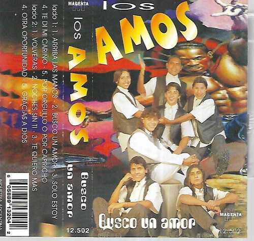 Los Amos Album Busco Un Amor Sello Magenta Cassette