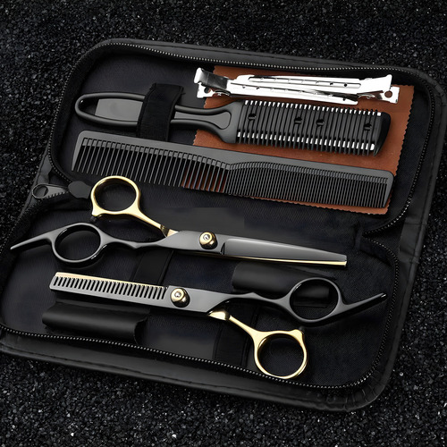 Kemei 2373 Máquina Para Cortar Cabello Con Motor Vectorial Color Negro/dorado