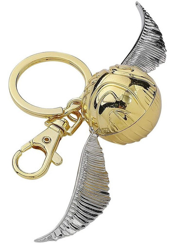 Llavero De Estaño De Snitch Dorada De Harry Potter