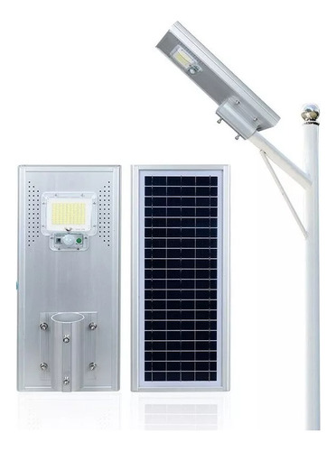 Luminaria Solar Led 50w Lampara Suburbana Alumbrado Publico