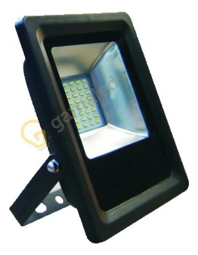 Reflector LED Sica Estandard 376722 30W con luz blanco frío y carcasa negro 220V