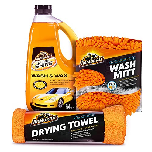 Armor All Car Wash Kit, Incluye Jabón De Lavado De 4p1zy