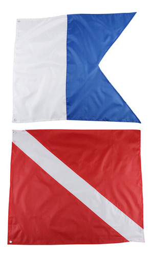 Seafard Banderas De Buceo (20 X 24 Pulgadas) Bandera De Buce