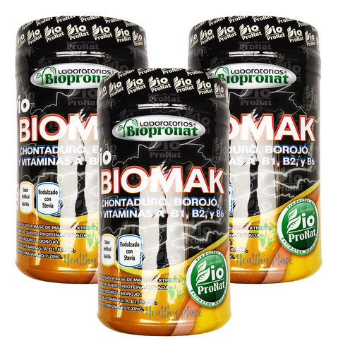 Vitalizador Biomak Borojo 3 Und - g a $45