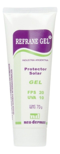 Neodermos Refrane Protector Solar 20 Fps Gel 70gr 